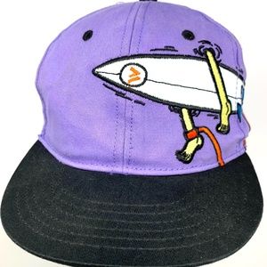 Surfer Purple Hat Surfer Board Embroided